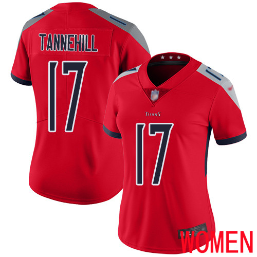 Tennessee Titans Limited Red Women Ryan Tannehill Jersey NFL Football #17 Inverted Legend->youth nfl jersey->Youth Jersey
